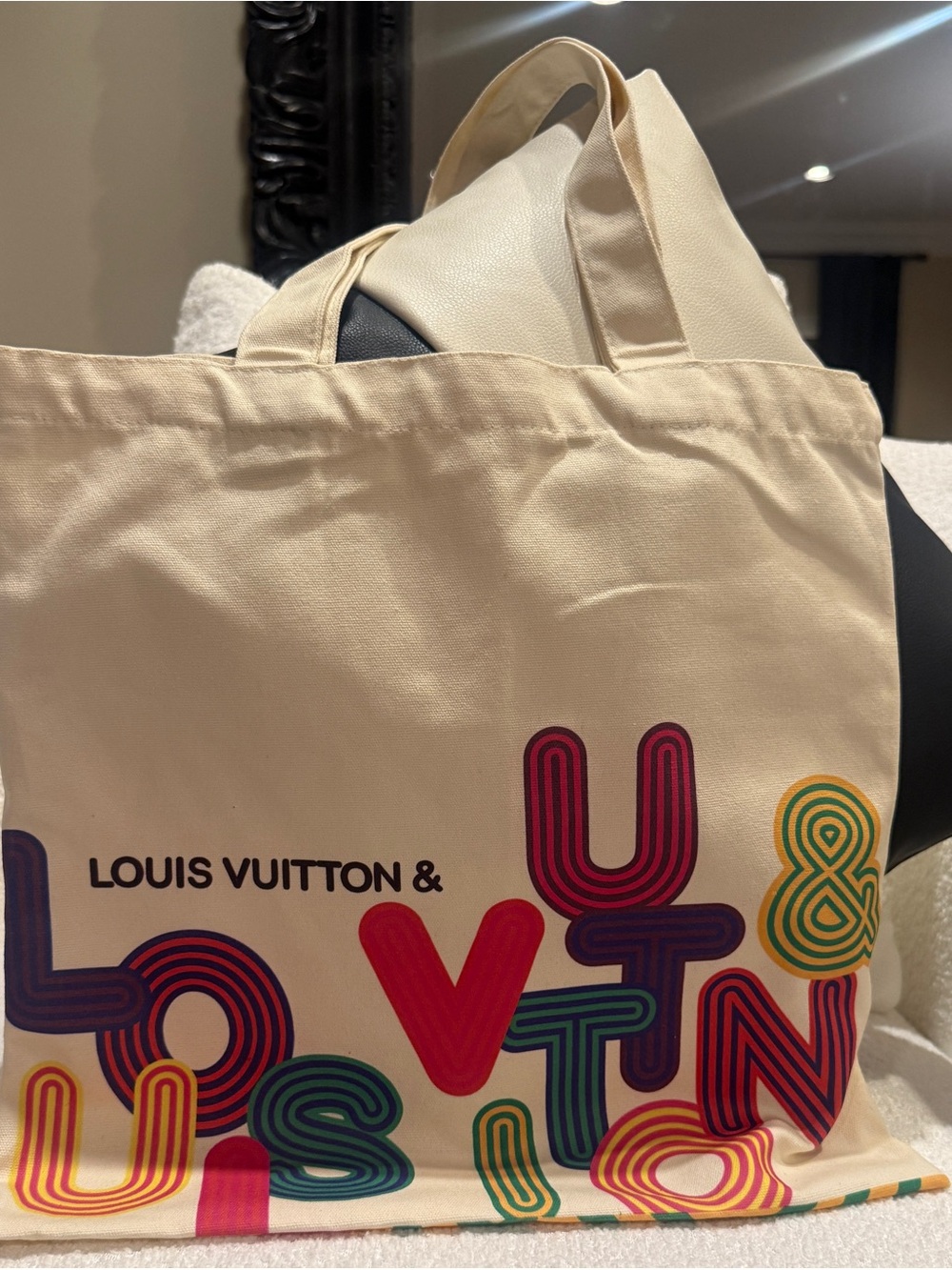 Canvas Shopper/ Tote - Picture 2 of 4